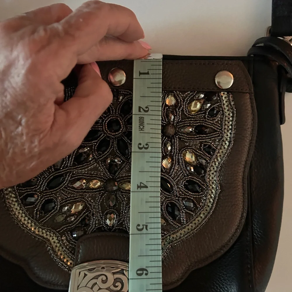 NWOT - Brighton Bennett Embellished Crossbody Bag - Picture 12 of 12